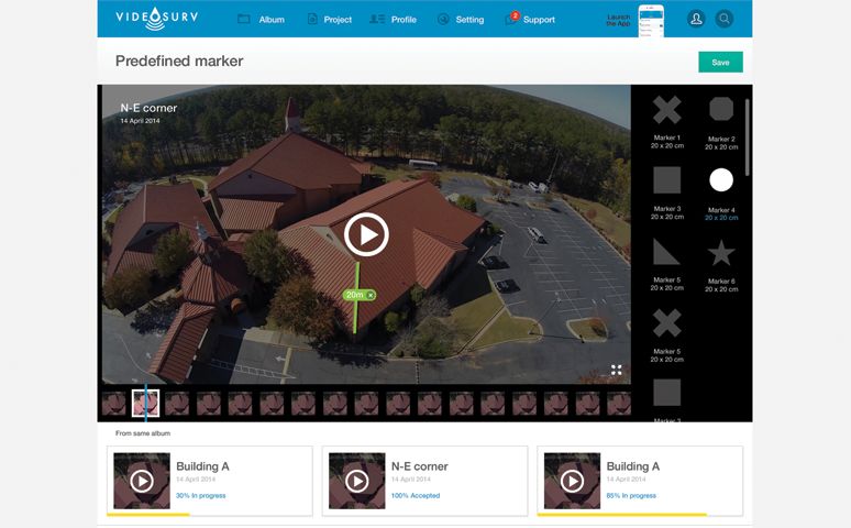 VideoSurv Roof Measurement
