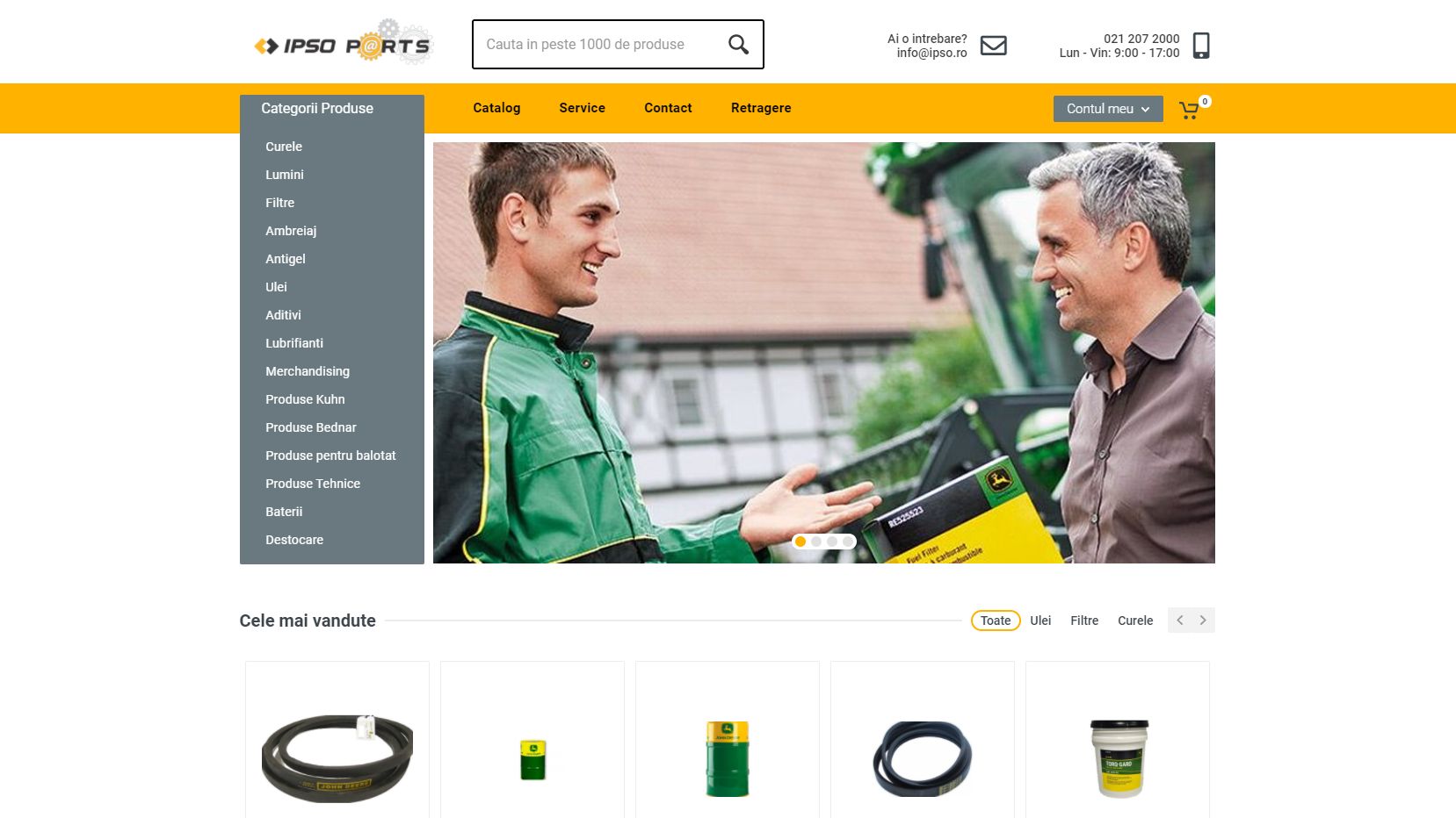 IPSO Machinery Parts E-commerce