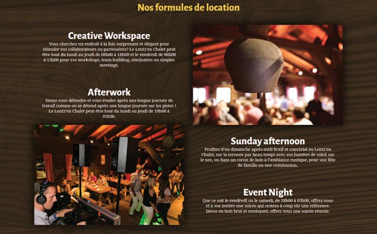 Lentz'en Chalet Booking