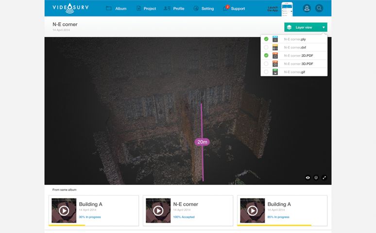 VideoSurv Roof Measurement