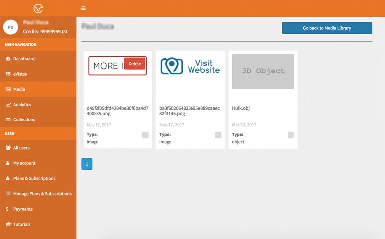 EVista Augmented Reality
