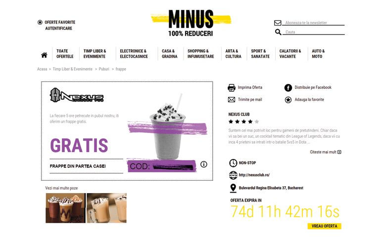Minus Discount Platform