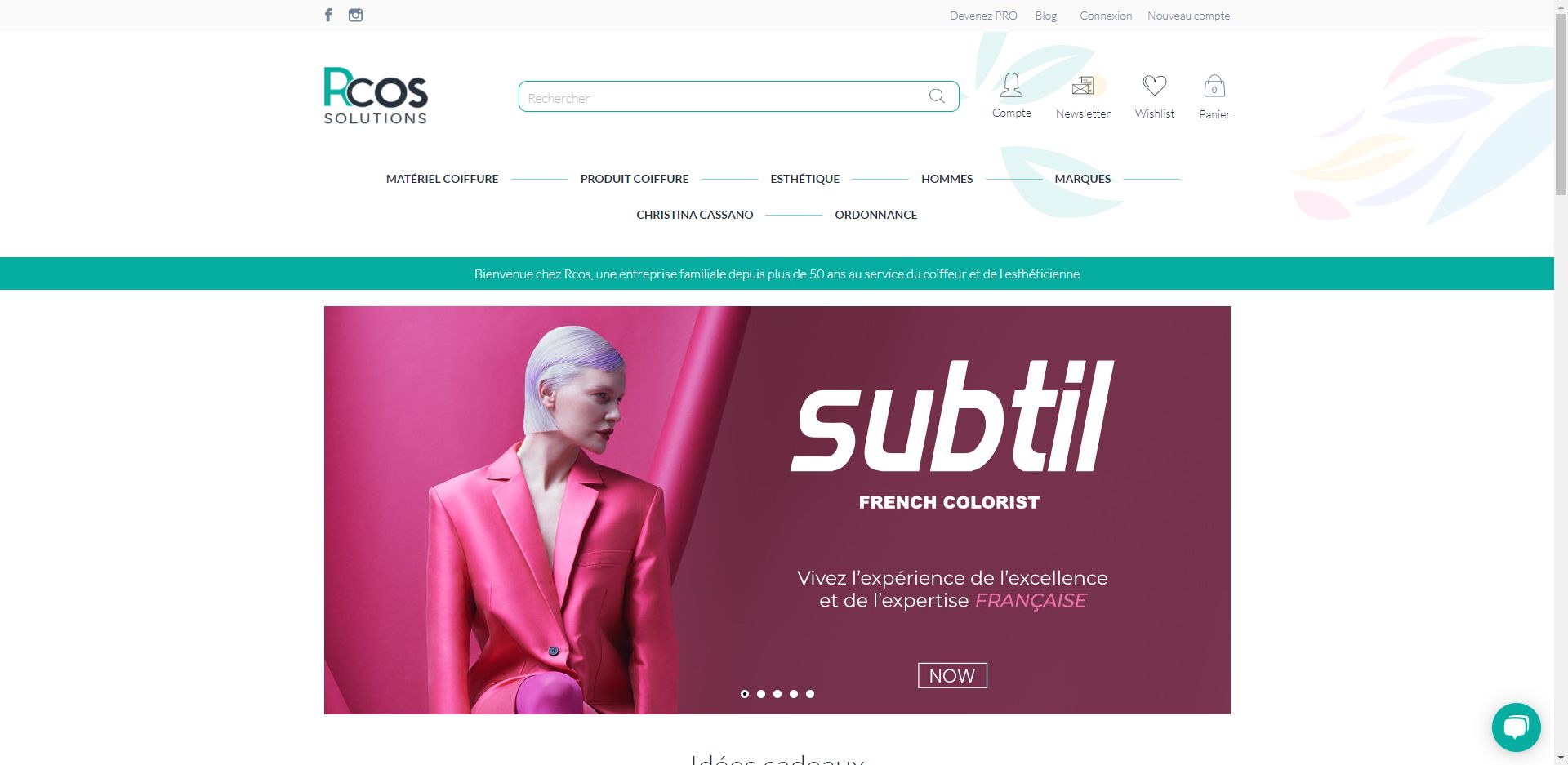 RCos Beauty Ecommerce