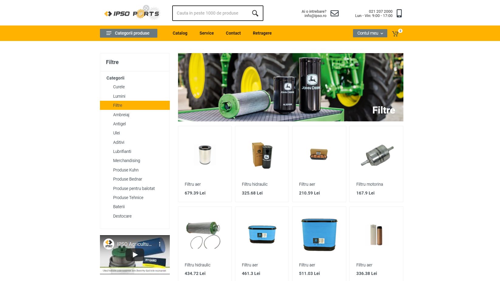 IPSO Machinery Parts E-commerce