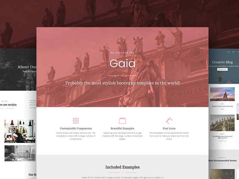 Gaia Bootstrap Template PRO