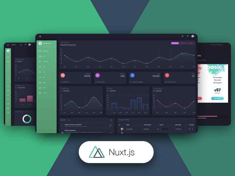 Nuxt Black Dashboard PRO
