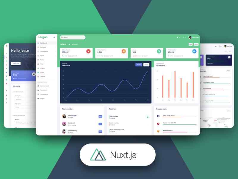 Nuxt Argon Dashboard PRO