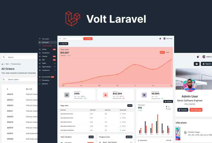 Volt Laravel Admin Dashboard