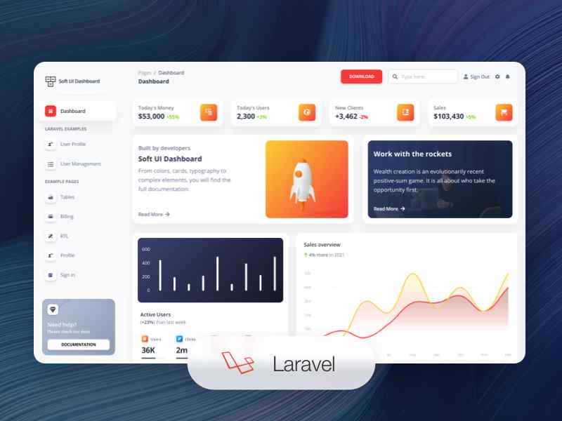 Soft UI Dashboard Laravel
