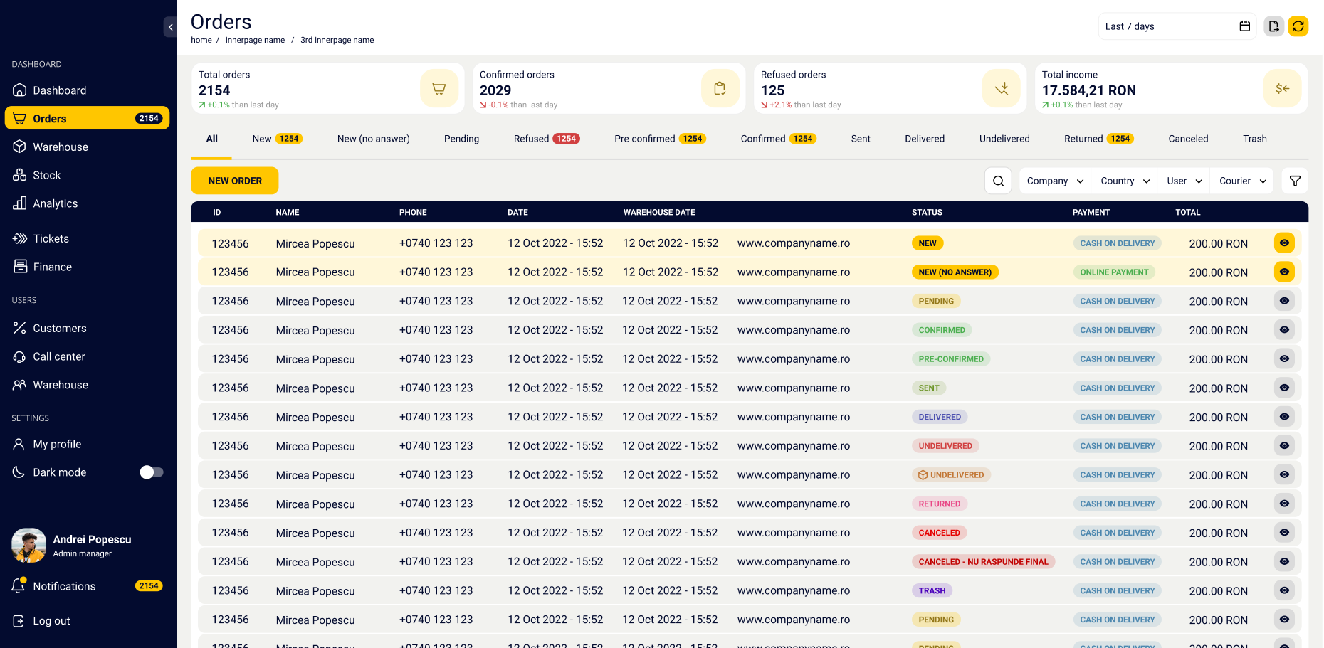 Shipment Tracking Tool