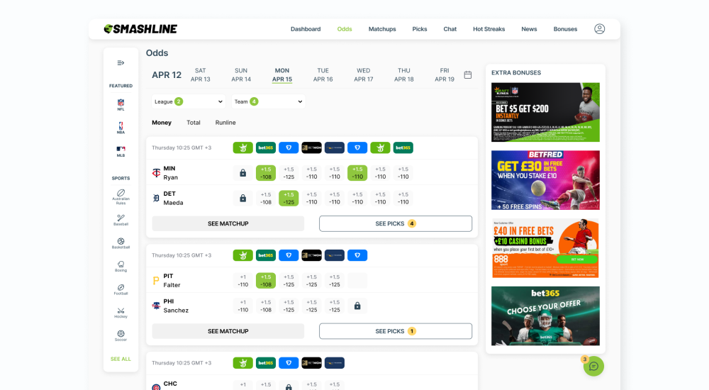 Smashline Betting Platform