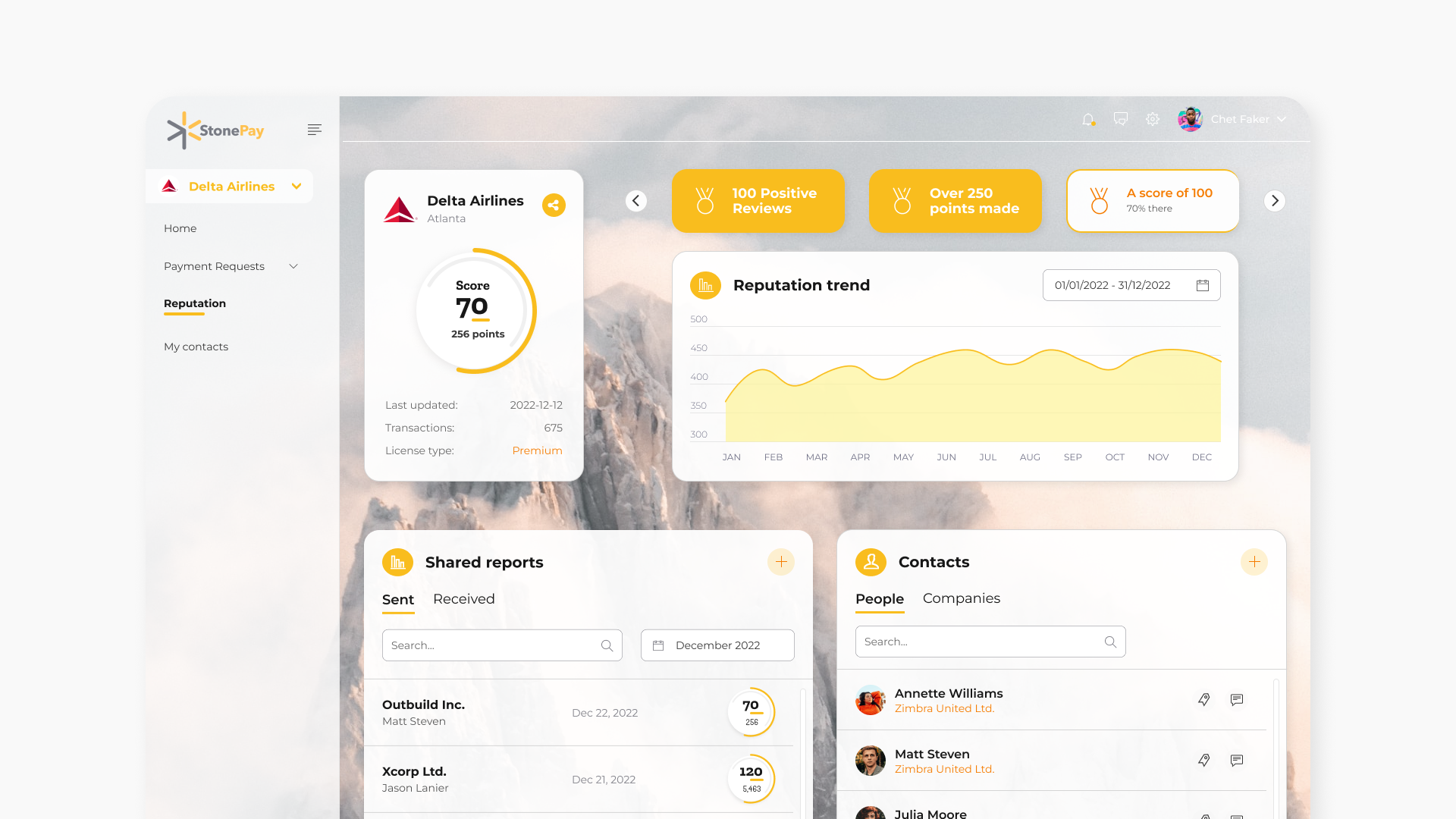 StonePay Business Reputation Rating