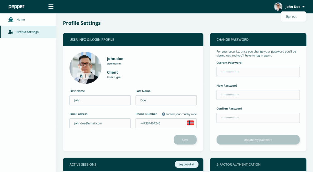 SALT ID for secure authentication