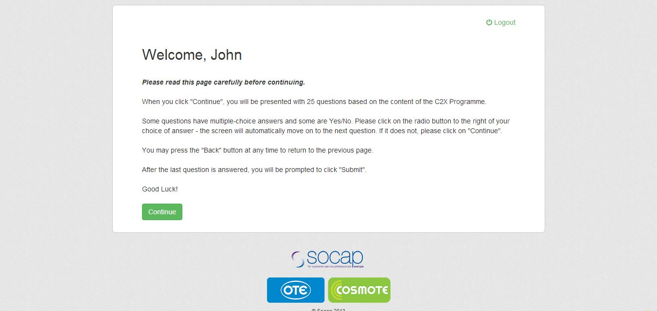 ExamApp Corporate Tests