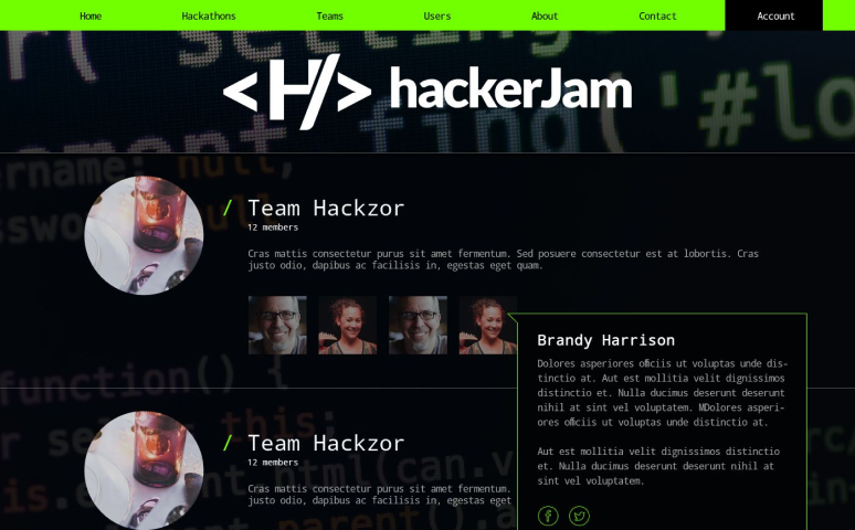 HackerJam Gamifying Hackathons