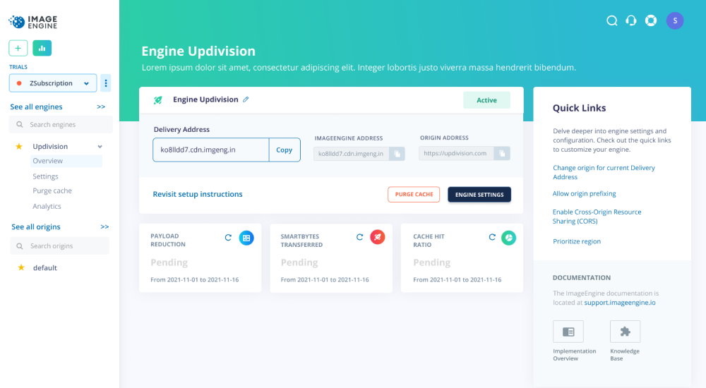 ImageEngine Content Delivery Network