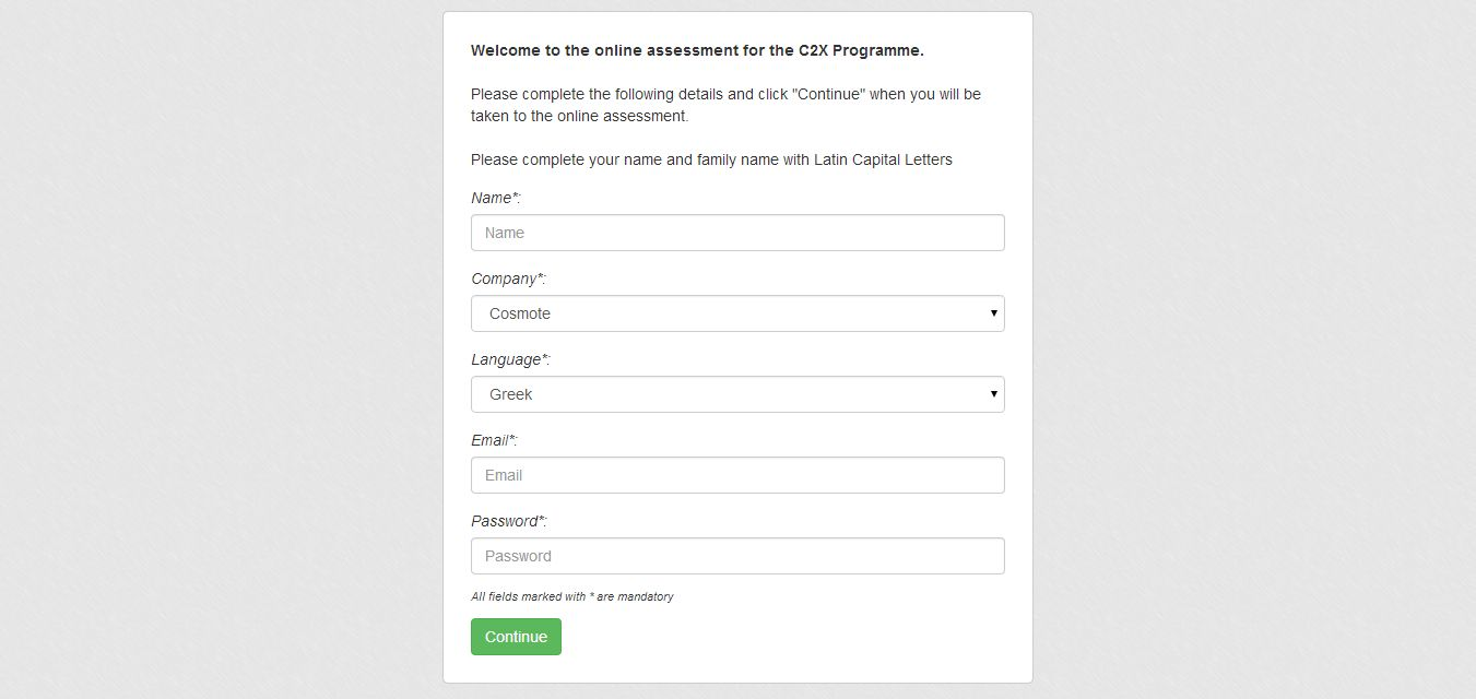 ExamApp Corporate Tests