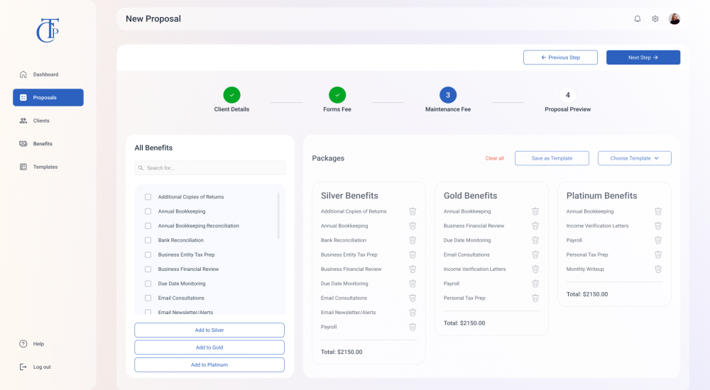 Proposal Generator with e-Signature