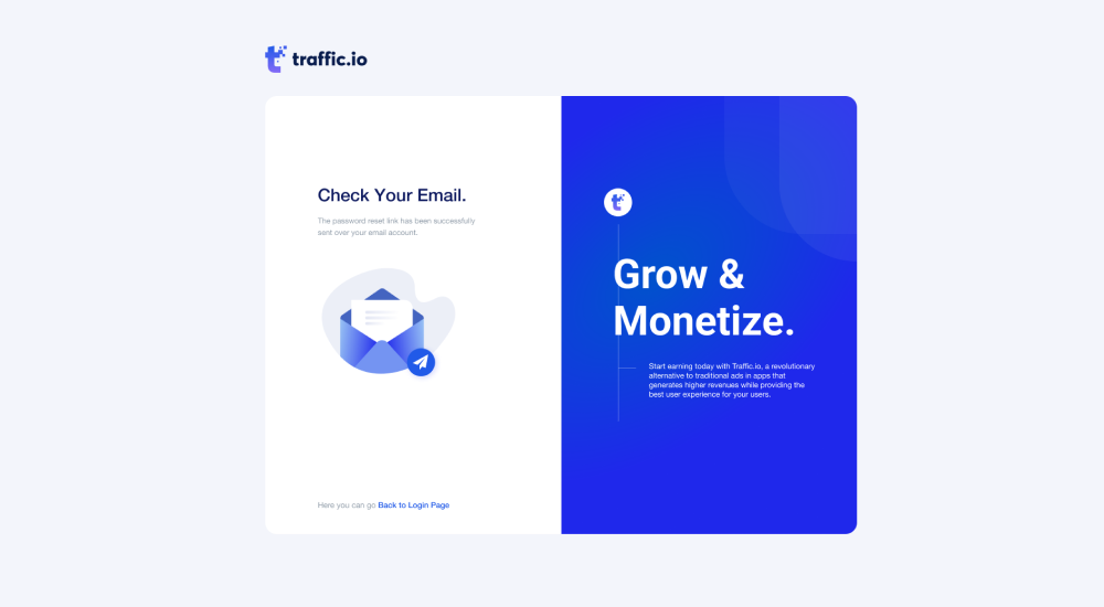 Traffic.io for monetizing your app