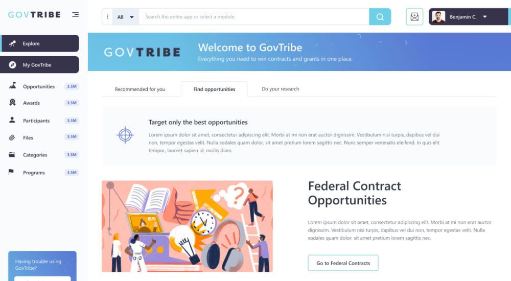 GovTribe Federal Business Development