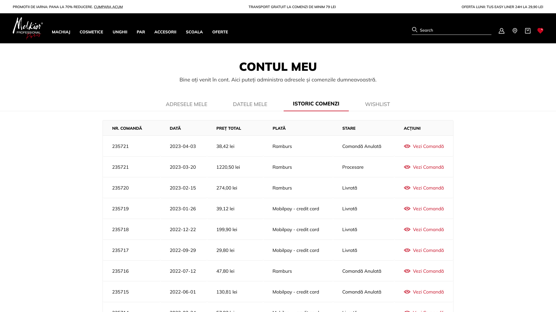 Melkior Professional Ecommerce